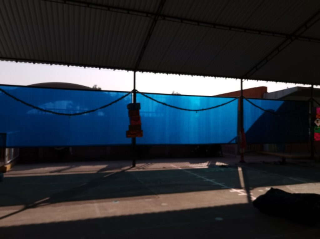 Cortinas en malla sombra